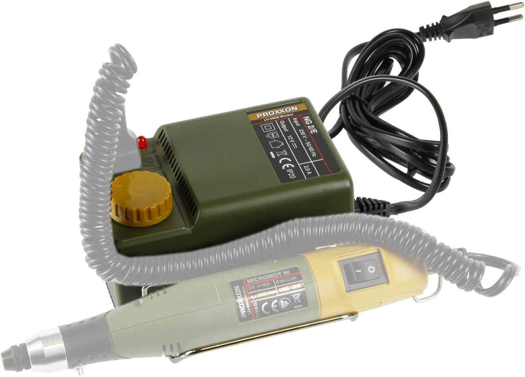 Proxxon Ng 2/E Regelbar 12V 2A Netzgerät Netzteil Trafo für Micromot Gräte