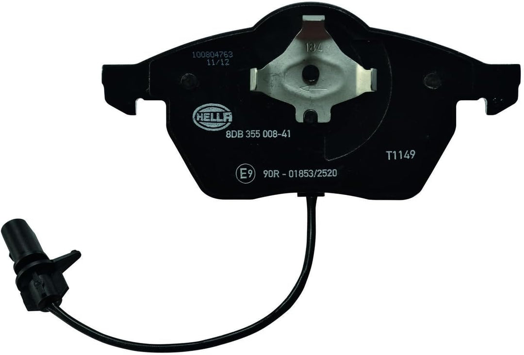 HELLA PAGID 8DB 355 008-411 Bremsbelagsatz - T1149 - Dicke/Stärke: 20.4mm - Bremssystem: Teves - mit