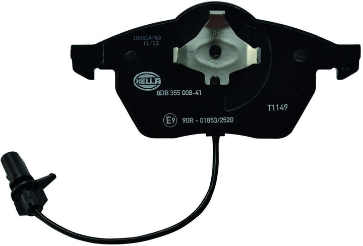 HELLA PAGID 8DB 355 008-411 Bremsbelagsatz - T1149 - Dicke/Stärke: 20.4mm - Bremssystem: Teves - mit