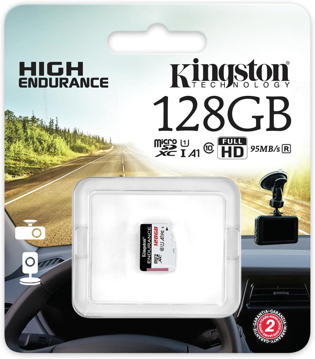 Kingston High Endurance microSDXC95R/45W C10 A1 UHS-I SDCE/128GB, 128GB