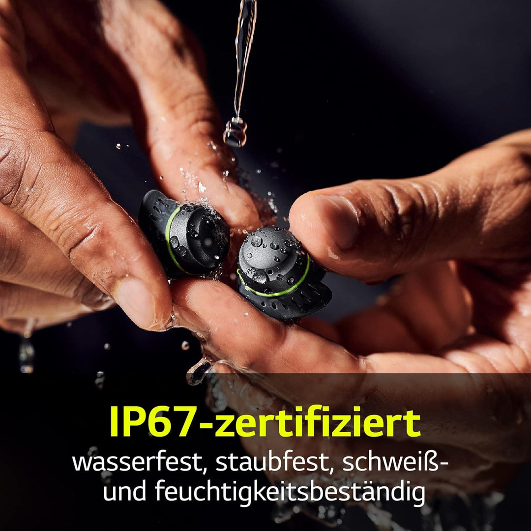 LG Tone Free Fit DTF7Q In-Ear Bluetooth Kopfhörer mit Meridian-Technologie, ANC (Active Noise Cancel