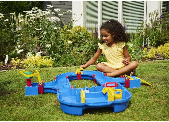 AquaPlay - Superset - Wasserbahn mit vielen Spielfunktionen bestehend aus 41 Teilen, Spieleset inklu