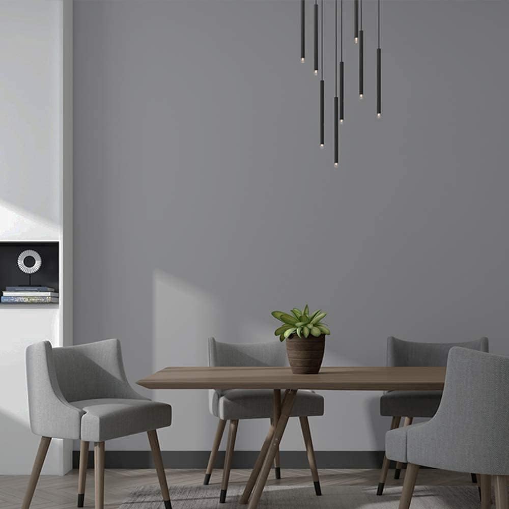 Klebefolie Selbstklebende Matt Grau 90X500cm Wasserdicht Möbelfolie Küchenschrank Tischplatten Wand
