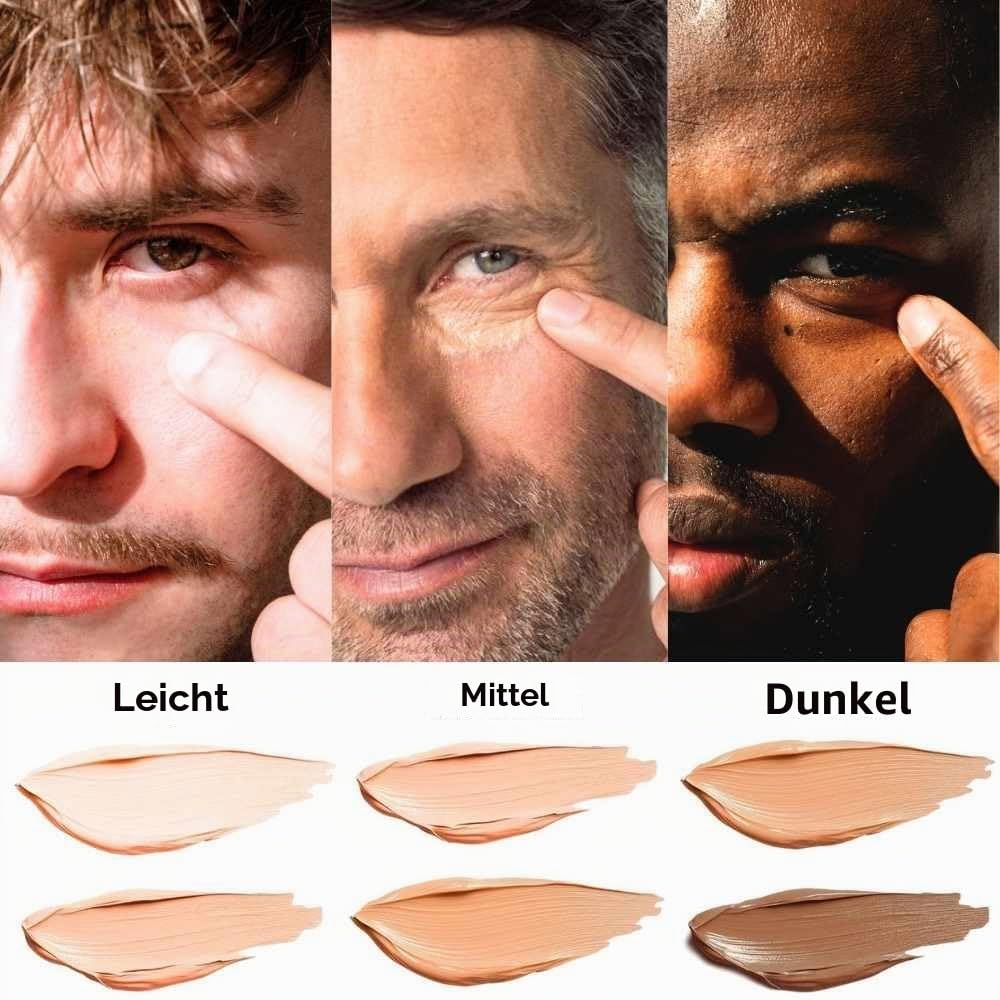 Concealer Bundle – Dunkel – 2er-Set für Männer – Kaschiert Augenringe &amp; Hautunebenheiten – Natürlich