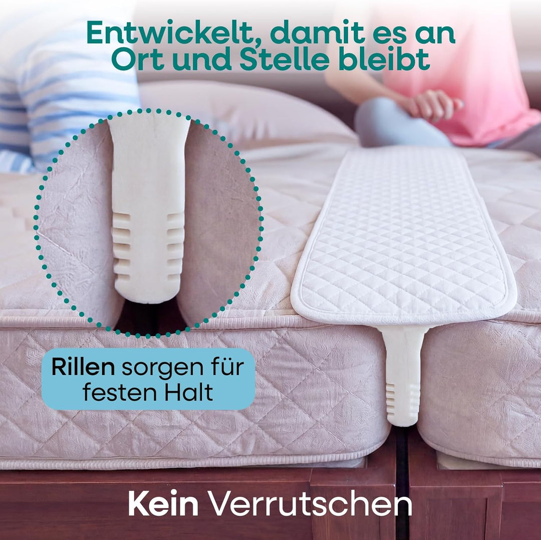 ZENO Liebesbrücke für Split King & Lückenfüller - Twin zu King Bettverbinder - Premium High-Density