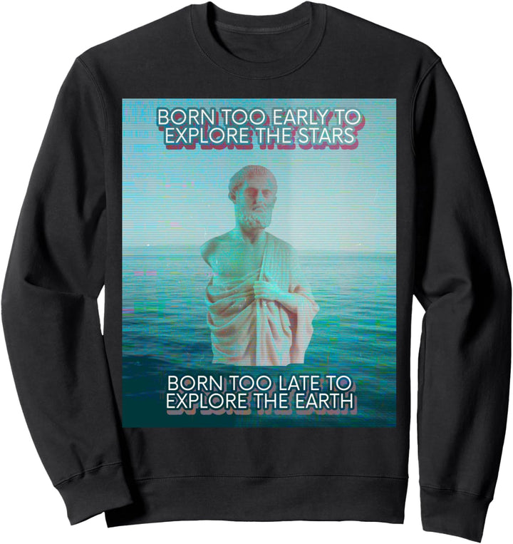 Vaporwave Aesthetic Sad Meme Seapunk Synthwave Style Sweatshirt