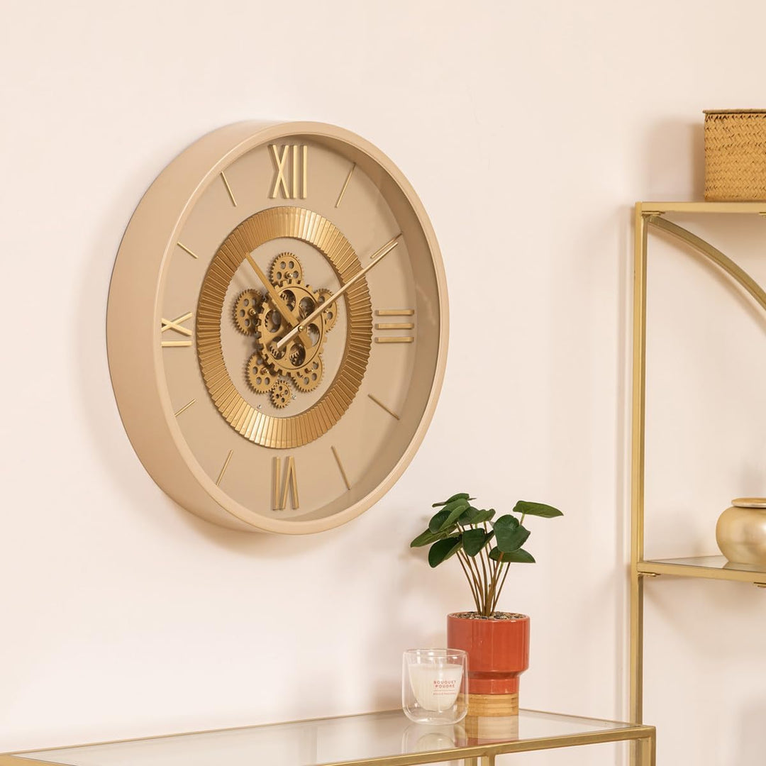 Atmosphera - Mechanische Uhr Guiliana Metall beige d50cm