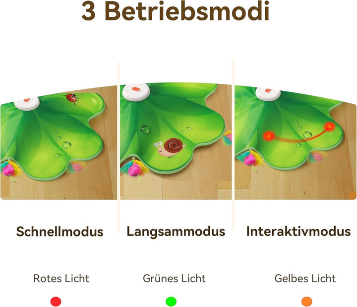 FEELNEEDY Katzenspielzeug, Spielzeug für Indoor, Versteckspielzeug für Kätzchen, Whack a Mole Motion
