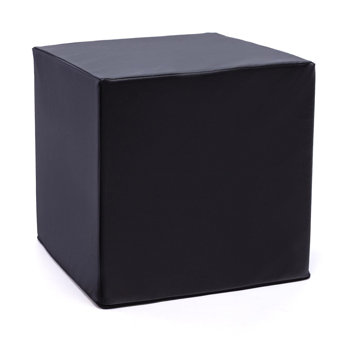 Ecopuf Cube - Sitzhocker Hocker Kunstleder Lederimitat Sitzbox Quader Würfel Pouf Ottomane Fussbank