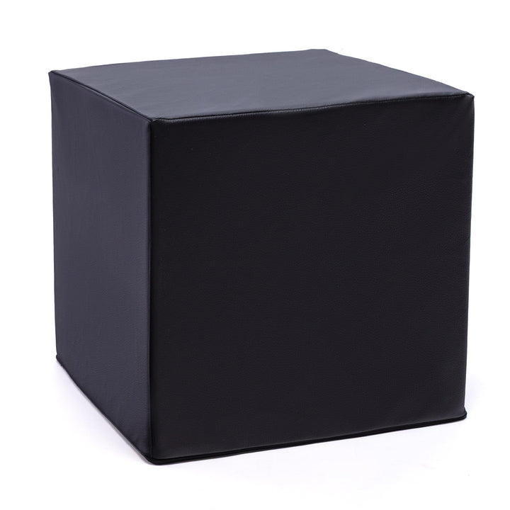 Ecopuf Cube - Sitzhocker Hocker Kunstleder Lederimitat Sitzbox Quader Würfel Pouf Ottomane Fussbank