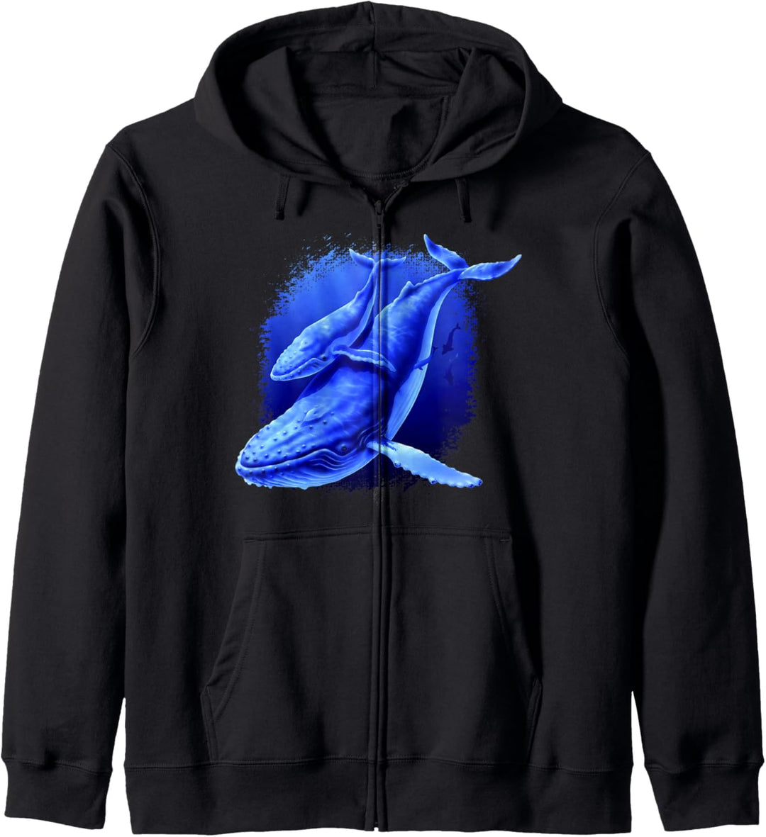 Blauwal Buckelwale Meerestiere Meerestiere Ozeanwale Kapuzenjacke