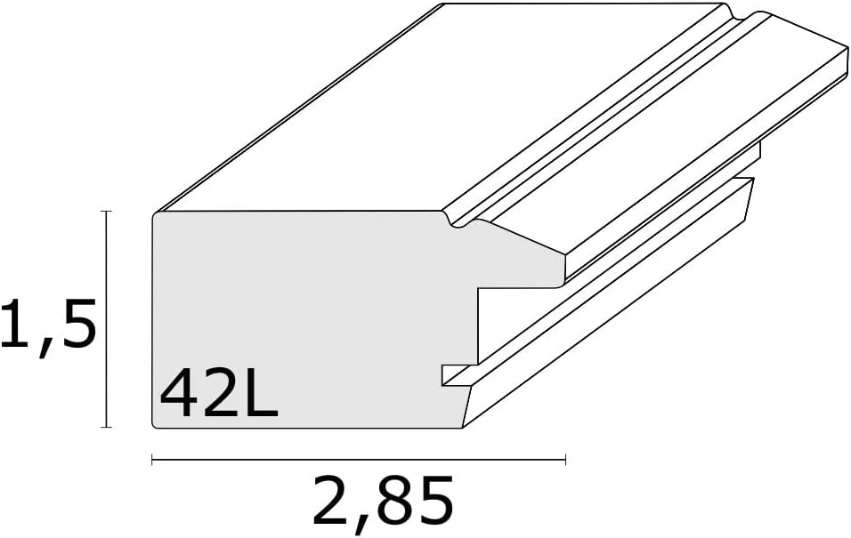 Bilderrahmen Gre (Bild): 30 Cm H X 20 Cm B, Farbe: Bei