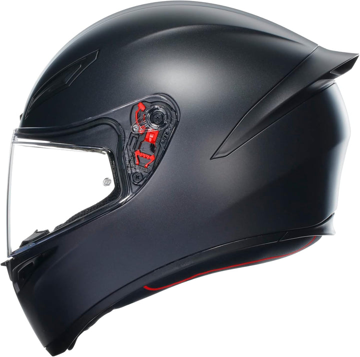 AGV - K1 S E2206, Motorrad Helm, ECE Vollvisier Motorradhelm, Racing Style mit Aerodynamischem Spoil