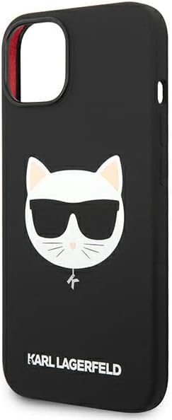 Karl Lagerfeld KLHMP14MSLCHBK hülle für 14 Plus 6,7" hardcase schwarz/Black Silicone Choupette Head