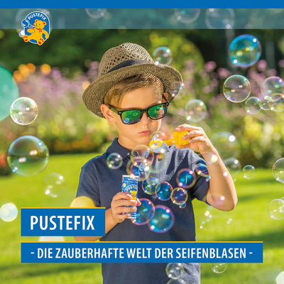 Pustefix Nachfüllflasche Maxi I 6 x 1000 ml Seifenblasenflüssigkeit I Bubbles Made in Germany I Seif