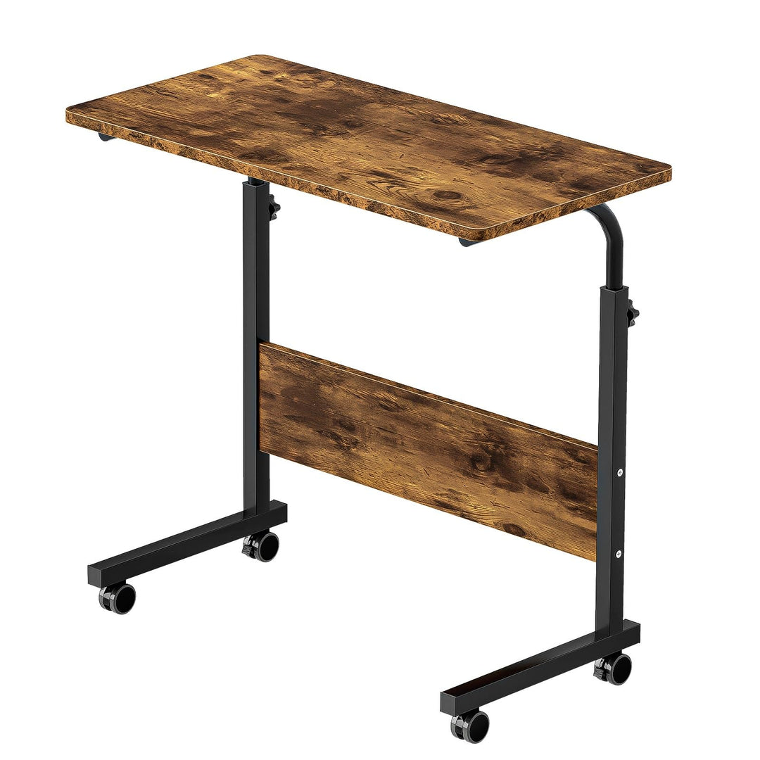 sogesfurniture höhenverstellbar Laptoptisch Laptopständer Computertisch mit Rollen, mobiler Beistell