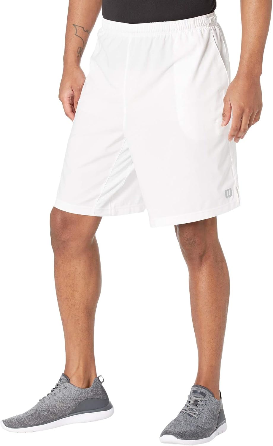 Wilson Herren Rush 9 Woven Short Tennis XL Weiss, XL Weiss