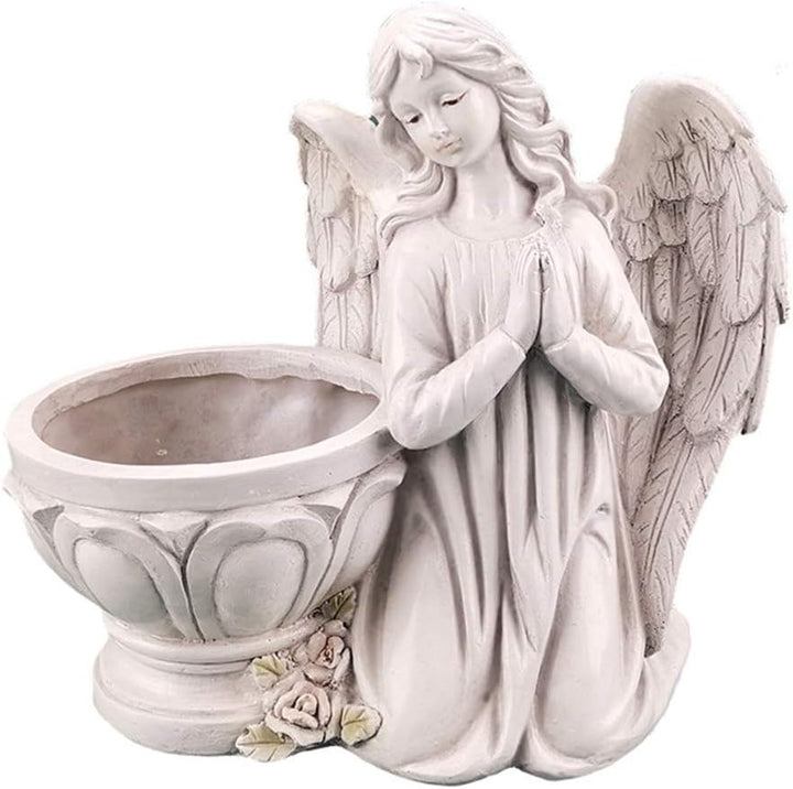 BESPORTBLE 1stk Engel Blumentopf Ornament Statue Vase Engel Kopf Pflanzer Engel Figuren Vase Blumen