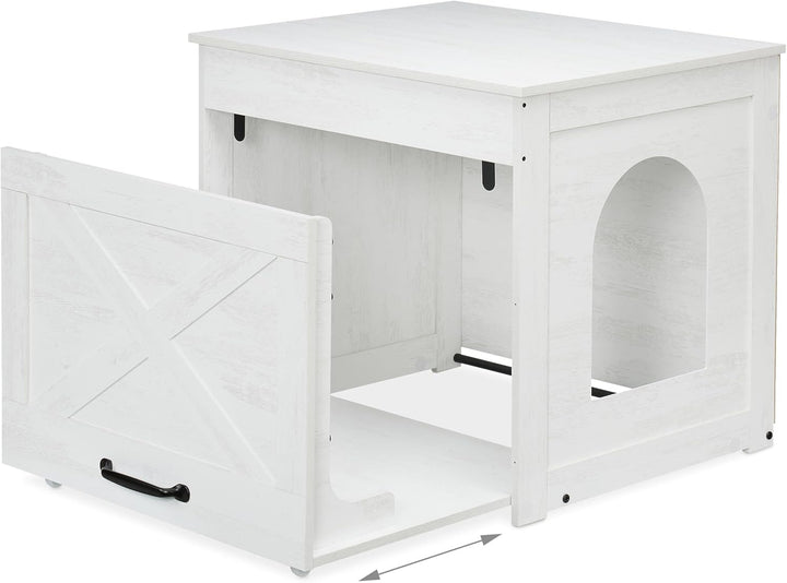 Relaxdays Katzenschrank für Katzentoilette, Katzenklo verstecken, ausziehbare Schublade, HBT: 53,5x6