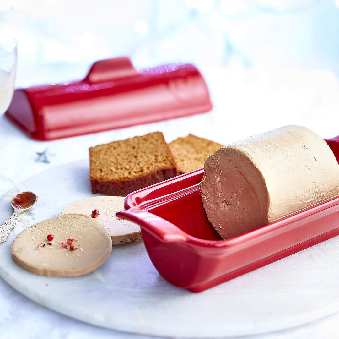 Terrine foie gras 245x105mm Emile Henry 5865-34 Grand Cru Rot, Rot
