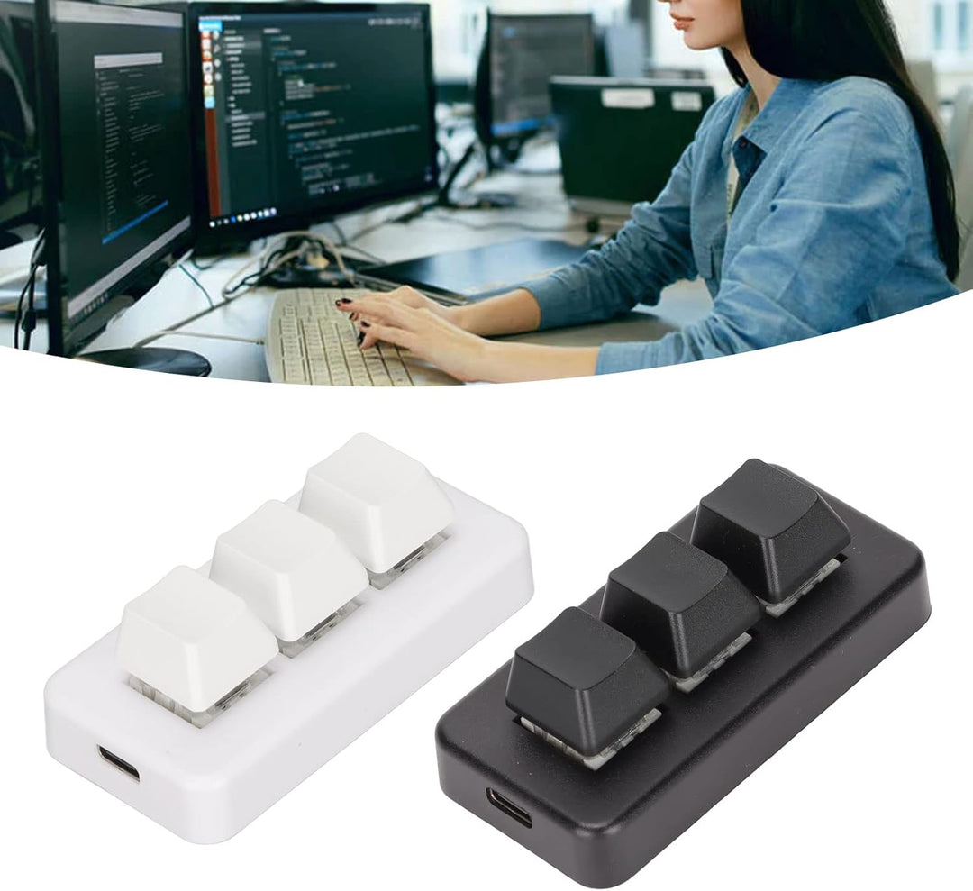3-Tasten-Tastatur, OSU-Tastatur, RGB-Hintergrundbeleuchtung, USB-Schnittstelle, Mechanische, Program