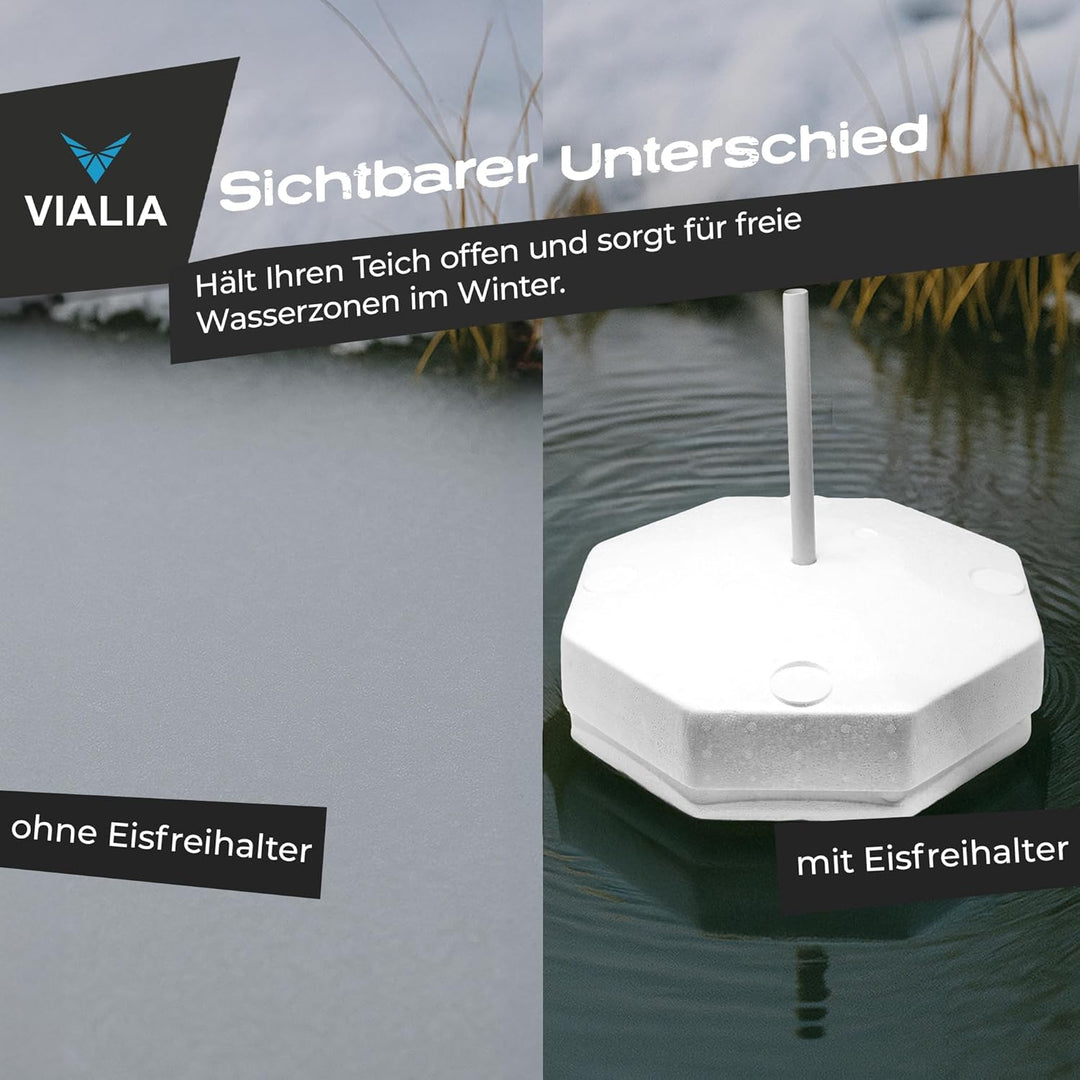 Eisfreihalter 40 cm Durchmesser Gartenteich Styropor Eisfreihalter für einen eisfreien Teich im Wint