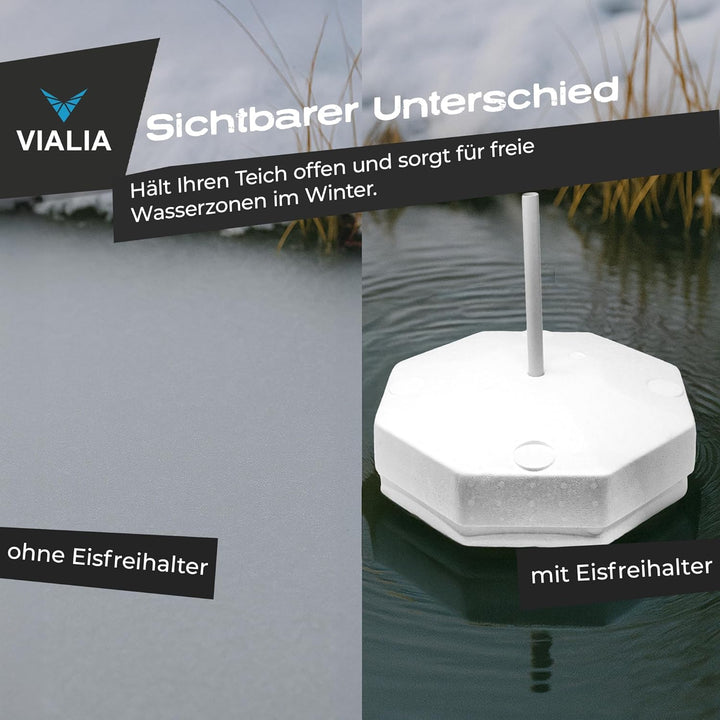 Eisfreihalter 40 cm Durchmesser Gartenteich Styropor Eisfreihalter für einen eisfreien Teich im Wint