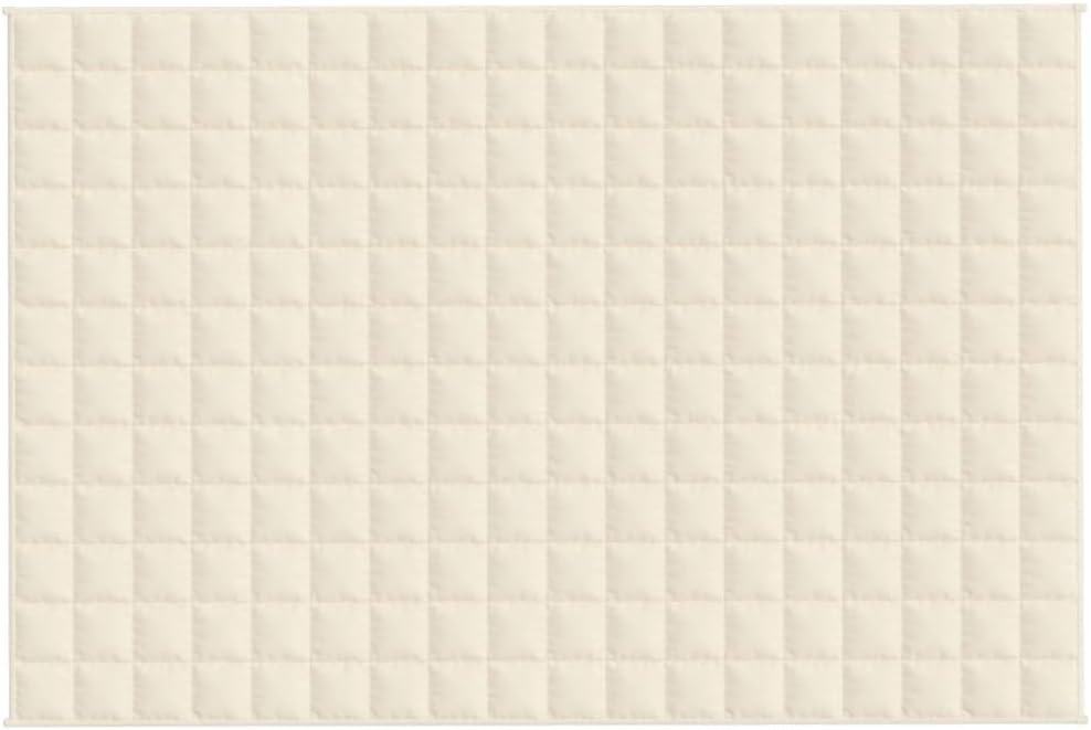 Gecheer Gewichtsdecke Hellcreme 120x180 cm 9 kg Stoff 120x180cm;1;9 kg Creme, 120x180cm;1;9 kg Creme