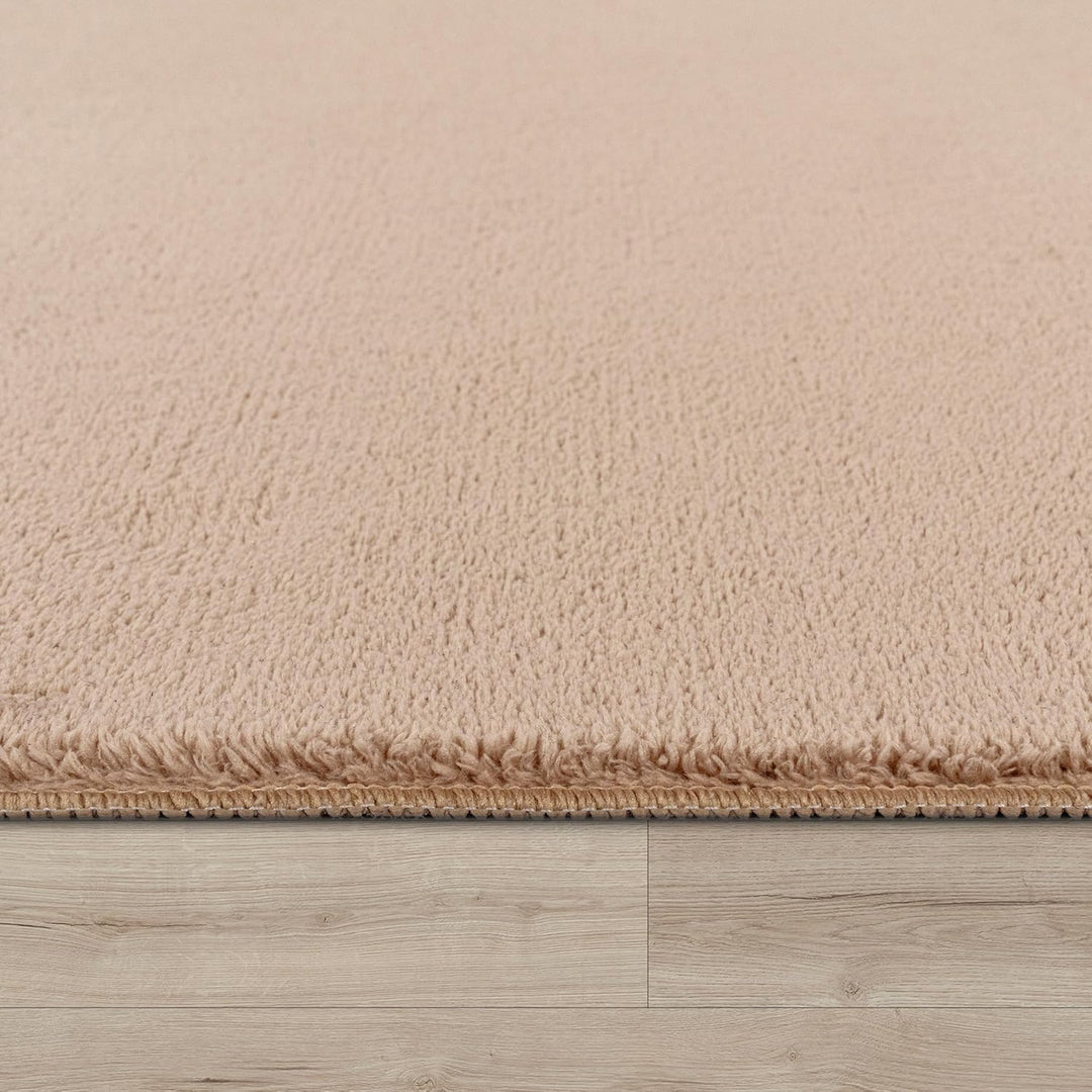 Paco Home Waschbarer Teppich Wohnzimmer Schlafzimmer Kurzflor rutschfest Flauschig Weich Moderne Ein