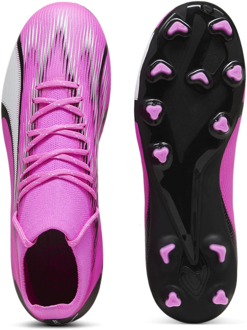 PUMA Unisex Kinder Ultra Pro Fg/Ag Jr Fussballschuh 28 EU Poison Pink White Black, 28 EU Poison Pink