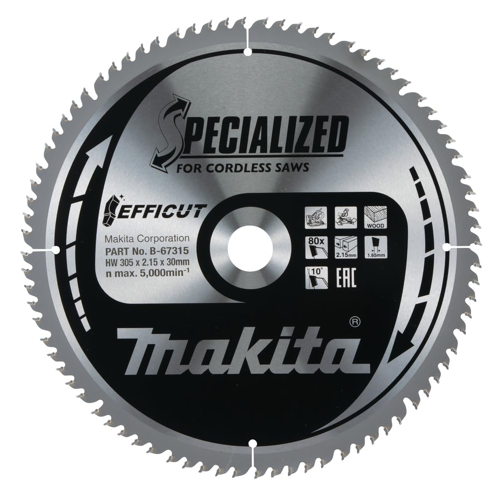 Makita Specialized Saegeblatt, 305 x 30 mm, 80Z, B-33342