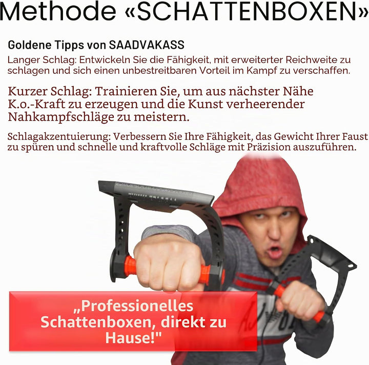 SAADVAKASS Evnik-3 Hochgeschwindigkeits-Simulator – ShadowBox Pro – Präzisions-Schlagtraining – meis