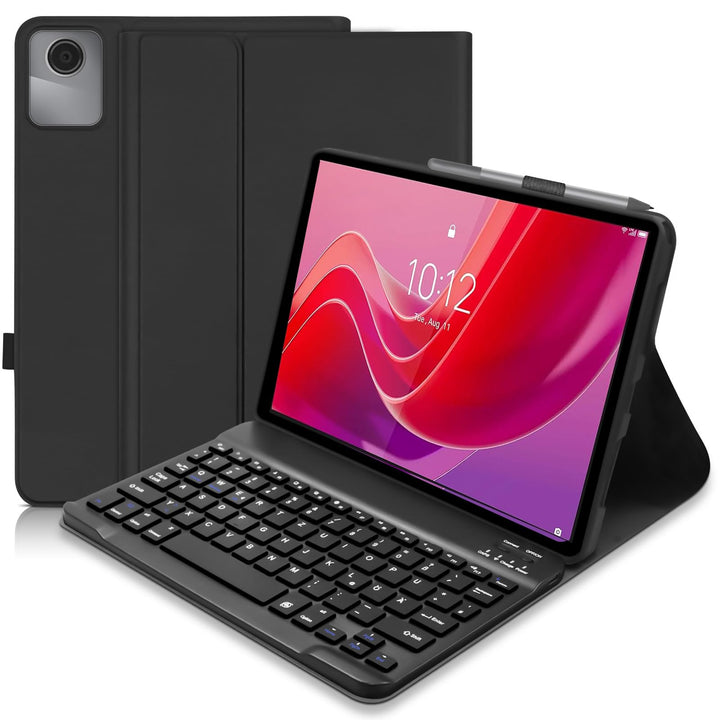 Hülle mit Tastatur für Lenovo Tab M11 (TB330/TB331) 11 Zoll 2024, (Deutsches) Tastatur Hülle für Len