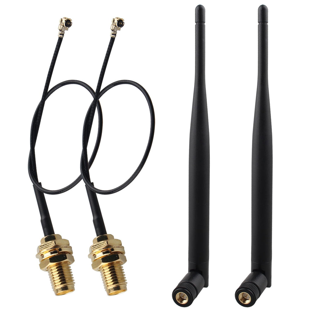 2 Stücke 915 MHz NB-IOT Antenne 5dBi SMA Stecker Omnidirektionale Antenne + 15 cm UFL MHF1 auf SMA B