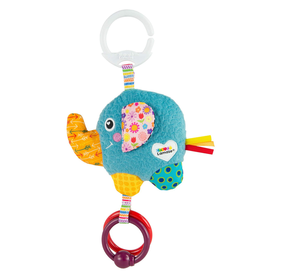 Lamaze L27526 Baby Spielzeug Eloy, der Elefant Mini Clip &amp; Go, das hochwertige Kleinkindspielzeug. D