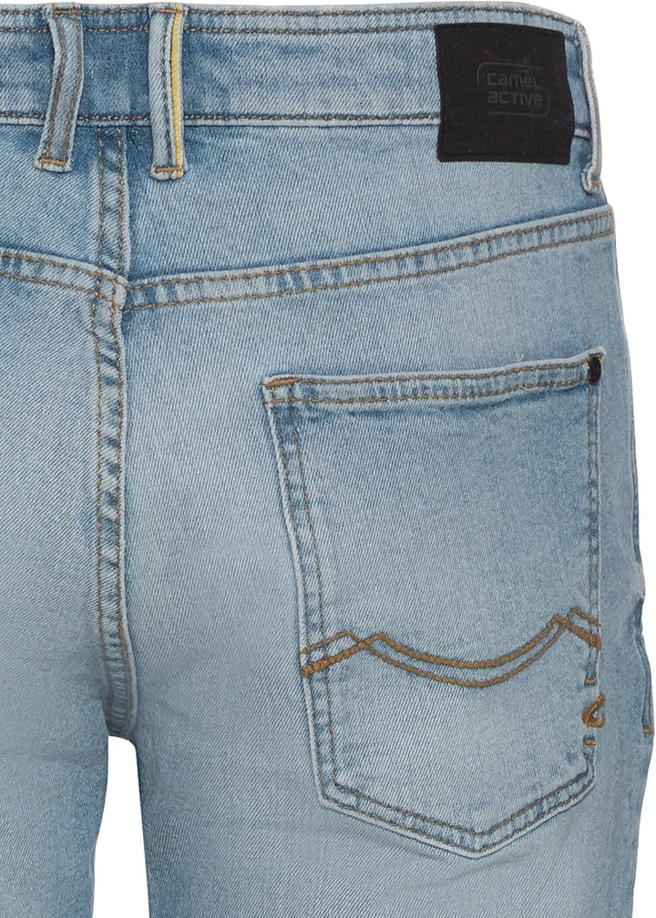 camel active Herren fleXXXactive® Denim in Regular Fit 34W / 30L Hellblau, 34W / 30L Hellblau