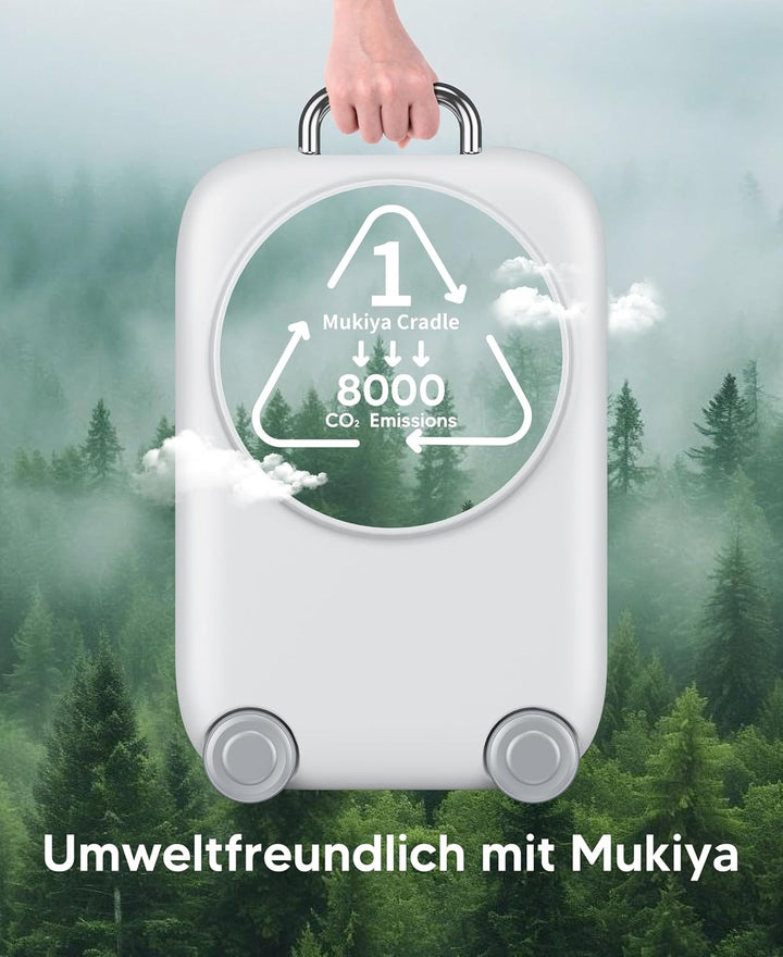 Mukiya Magnetisch Ladegerät Kabellose Ladestation für Apple-Geräte, Faltbar 3 in 1 Ladestation Kompa