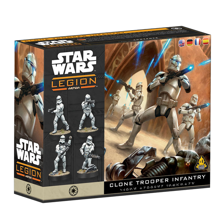 Asmodee, Star Wars: Legion – Clone Trooper Infantry, Erweiterung, Atomic Mass Games, Tabletop, 2 Spi