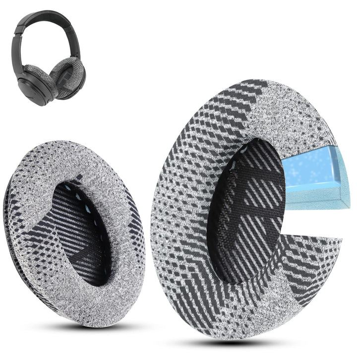 Krone Kalpasmos Kühl-Gel Professionelle Bose Kopfhörer-Ohrpolster,passend für Bose QuietComfort 35 i
