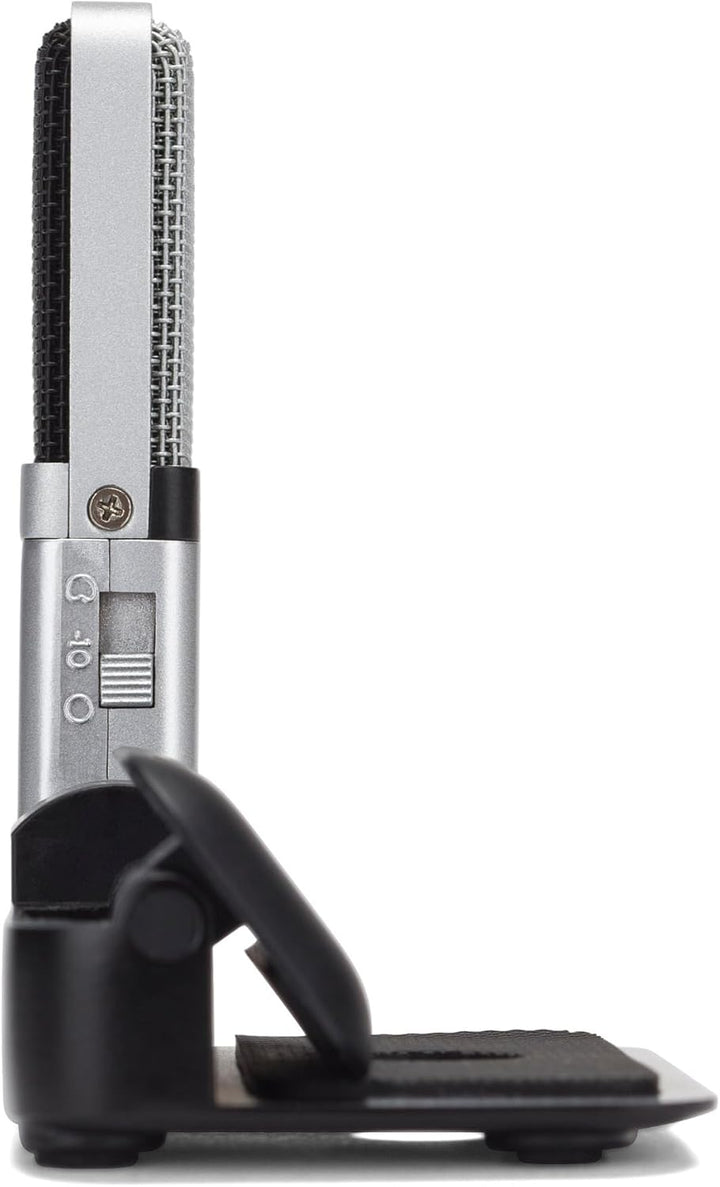 Samson Go Mic Clip-On USB Mikrofon f1/4r Laptop Computer silber