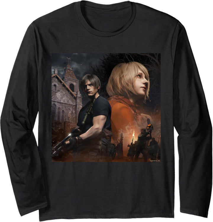 RESIDENT EVIL 4 Leon & Ashley Langarmshirt