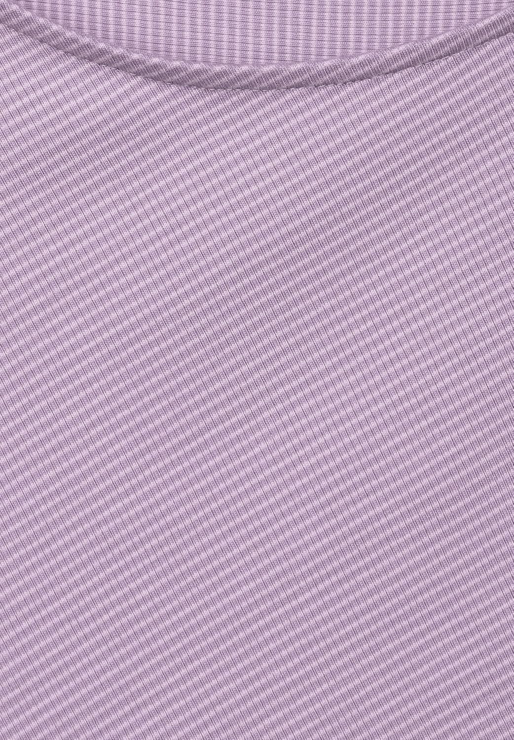 Damen Shirt mit Streifenstruktur 38 Soft Pure Lilac, 38 Soft Pure Lilac