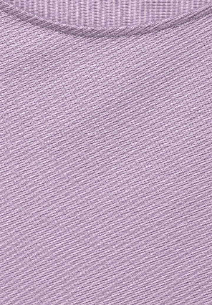 Damen Shirt mit Streifenstruktur 38 Soft Pure Lilac, 38 Soft Pure Lilac