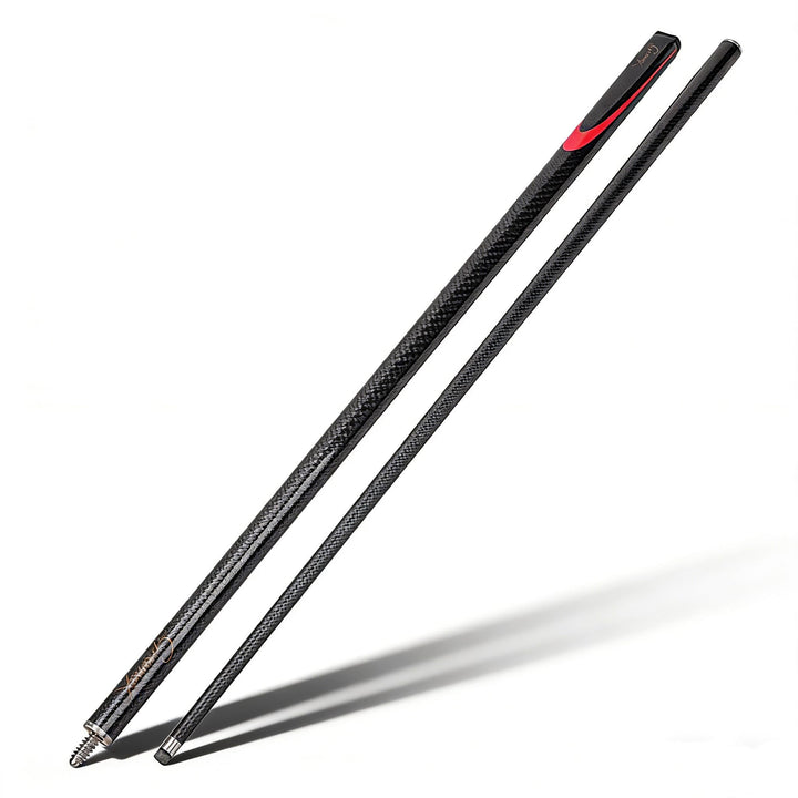 Vbestlife 9MM Carbon Langlebig Professionelle Billard Queues Kleiner Kopf Pool Queues Billard Stick
