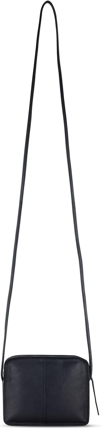 KLONDIKE 1896 Rush Allison kleine Schultertasche aus Rindleder, Shoulder bag Schwarz, Schwarz