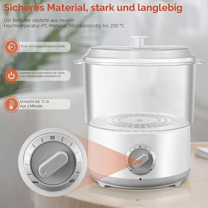Handtuchwärmer 5 Sekunden Schnelles Aufheizen Towel Warmer Handtuch Wärmegerät Konstante 55°C Temper