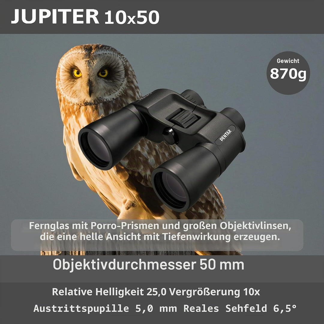 Pentax Jupiter 10x50 Das universelle Fernglas der Jupiter Serie 65912 Jupiter 10x 50, Jupiter 10x 50