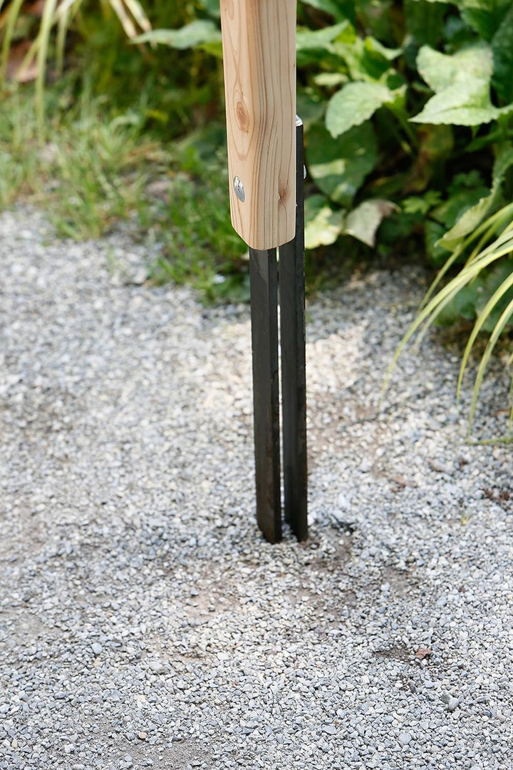 WEIDENPROFI Nistkasten, Vogelhaus mit Standfuss aus Lärchenholz, Modell Wolkenheim, Höhe ca. 210 cm,