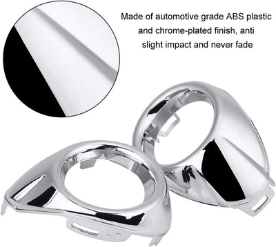 Nebelscheinwerferabdeckungen,Duokon Paar vordere Stossstange Nebelscheinwerfer Nebelscheinwerfer Lün