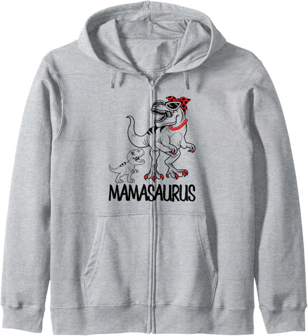 Mamasaurus Rex Kostüm Mama und Babysaurus Dinosaurier Kapuzenjacke